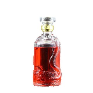 크리스탈 술병 위스키 보틀 공병 글래스 유리병 양주, 500ml 쌍룡 (빈병), 1개