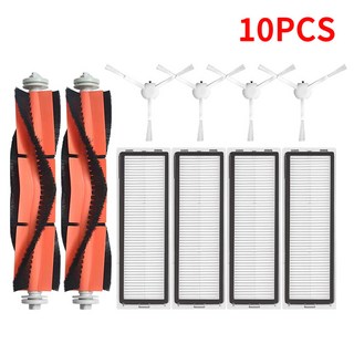 샤오미 Mijia 1C 1T Mi 로봇 진공 걸레 Dreame F9 Hepa 필터 메인 사이드 브러시 걸레 천 로봇 진공 청소기 액세서리, 10pcs