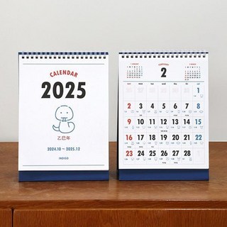 2025 루나 옛날 탁상달력 음력 절기 데스크 캘린더, 단품_한국 전통 문화를 담은 음력달력