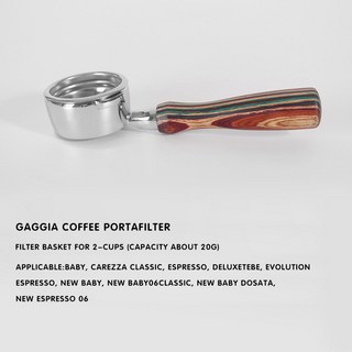 커피 바텀리스 포타필터 Gaggia 클래식 교체 필터 바구니 에스프레소 메이커 카페 액세서리 바리스타 도구 58mm, 1개, 9) 58MM For Gaggia H