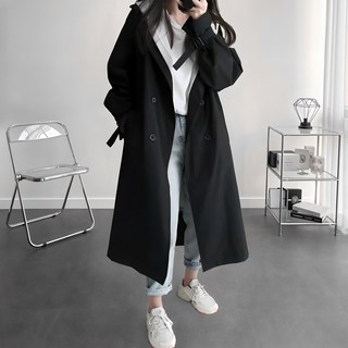 오버핏 빅사이즈 롱 트렌치코트