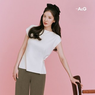 더엣지 25SS 드레이프 니트블라우스 4종