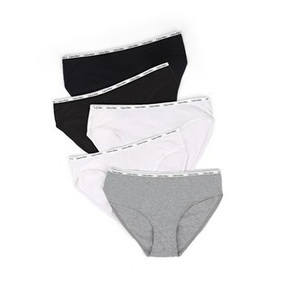 캘빈클라인 로고 여성 비키니 면팬티 5장 세트 QP1094M-900