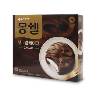 몽쉘 생크림케이크 카카오, 408g, 1개