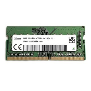 SK Hynix 8GB SODIMM DDR4 3200 PC4 1Rx8 HMA81GS6DJR8N-XN SO-DIMM 노트북 RAM 메모리 델 HP 레노버 및 기타 시스템용, 1개