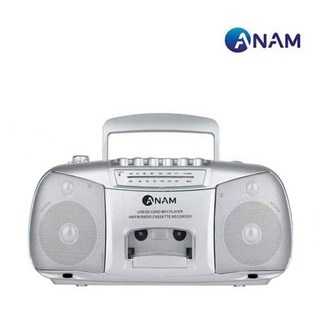 아남 PA-711 휴대용 카세트 테이프 FM라디오