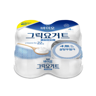 매일바이오 그릭요거트 무가당플레인80g (4입) 2개/냉장무배, 80g, 8개