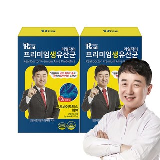리얼닥터 프리미엄 19종 생 유산균 60p, 120g, 2개