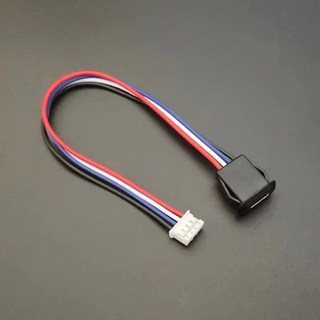 USB 타입 방수 커넥터 3A 직접 압축 소켓 충전 인터페이스 PH2 터미널 포함 2핀 4핀, BLACK 4P WITH PH, 2PCS, 라인 커넥터, 2개