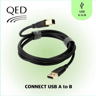 [QED] 큐이디 CONNECT USB A to B Cable (0.75m - 1.5m) 커넥트시리즈 USB(A-B)케이블, 1.5m, 1.5M