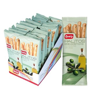 퀼리 올리브 브래드스틱 그리시니 와인안주브레드스틱, 50g, 22개