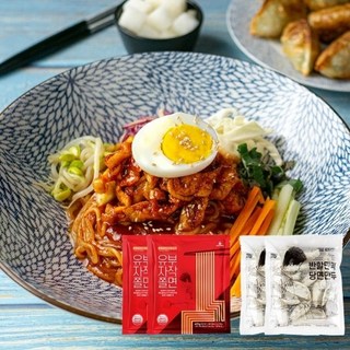 기타 반야월할매 유부자작쫄면 423g(2봉) + 당면만두 420g(2봉), 420g, 1세트