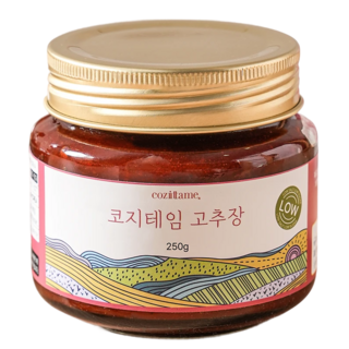 첨가물 ZERO! 당과 나트륨을 줄인 무설탕 국산 고추장, 1개, 250g
