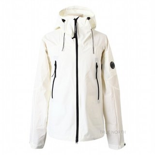 CP컴퍼니 24SS 남성 16CMOW403A 004117A 103 렌즈 와펜 후드 바람막이 점퍼 화이트 639010