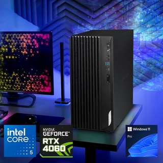 MSI DP180 인텔 14세대 RTX4060 게이밍 데스크탑 PC 컴퓨터, DP180-407XKR, WIN11 Pro, 512GB, 32GB, 블랙