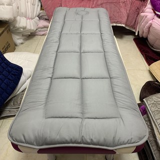 마사지 베드 토퍼 얼굴 커버 60x180 병원 샵 관리 기타안마용품, 구멍없는 회색, 70 180 두툼한 둥근 머리, 그레이, 1개