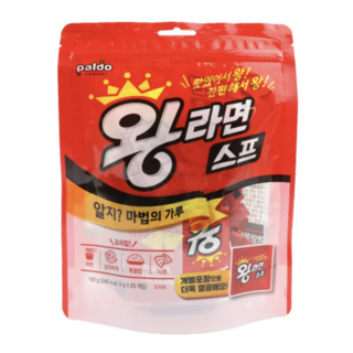 비법소스 마법에 팔도 왕라면 스프 5g 라면스프 묶음 가능, 20개