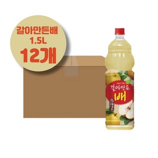 해태 갈아만든배 배음료 대용량 1.5L 12개 쥬스 주스 상큼