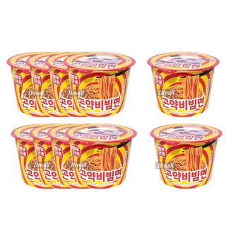 컵 곤약비빔면 향라향, 10개입, 90g 컵 곤약비빔면 향라향, 10개입, 90g