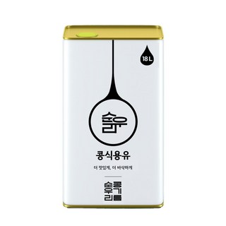 더 맛있게 더 바삭하게 순우리 식용유 18L, 1개