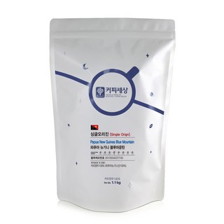 커피세상 원두 파푸아뉴기니 블루마운틴, 1.1kg, 핸드드립, 1개