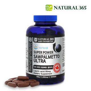 내츄럴365 슈퍼파워 쏘팔메토 울트라 180g, 180정, 1개