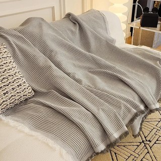 솔리드 컬러 소파 담요 올 시즌 커버 거실 타월 홈 오피스 낮잠, A. 90x85cm S, 4. A6 Sofa blanket, 1개