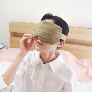 루리앙 편백허브 눈코찜질팩 비강 부비동 안구건조증 kc인증 스트렙 장착/올리브카키, 1개