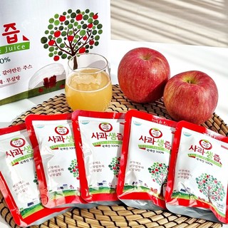 로컬리어 문경 사과즙 사과생즙 120ml 50포 100포