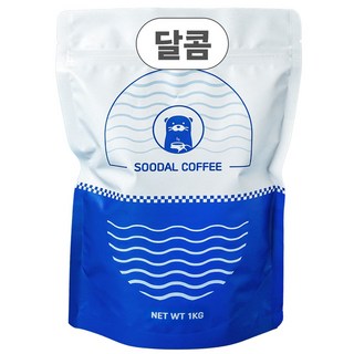 우연하게도 고소한 달콤 블렌딩 커피 원두, 1개, 1kg, 홀빈(분쇄안함)