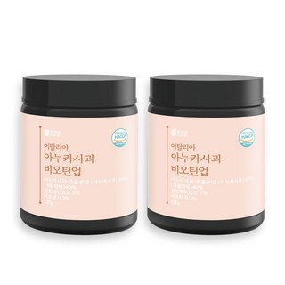 이탈리아산 아누카사과 추출분말100% 비오틴업 분말, 120g, 2개