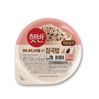 햇반 잡곡밥 건강한 작은공기 밥한그릇 직접발송, 130g, 30개