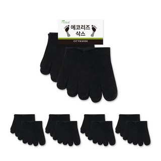 에코리즈 언더삭스 토우캡 발가락 양말 10족