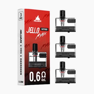 헬베이프 젤로 맥스 팟 개선팟 JELLO MAX, 1개, 0.6옴 (3개입) 1팩 대표 이미지 - 전담 액상 입호흡 추천