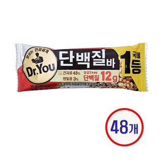오리온제과 오리온 닥터유 단백질 바 50g x 48개 1BOX
