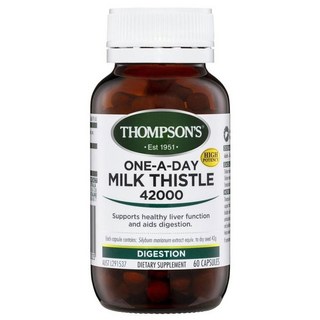 톰슨스 밀크씨슬 우유엉겅퀴 42000mg- 60캡슐, 1개