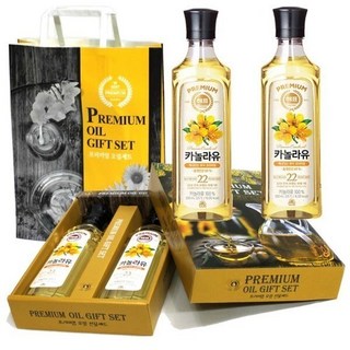 롯데 카놀라유 500mlx2 해바라기씨유 식용유 해표 카놀라유500ml 2p(쇼핑백) 설날선물세트 명절선물, 2개, 500ml