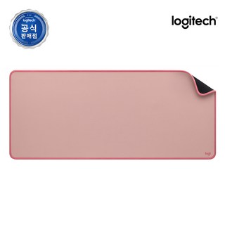 로지텍 데스크 매트 스튜디오 시리즈 마우스 장패드, 다크로즈, 1개