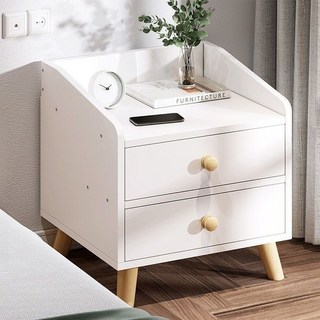모던 원목다리 협탁 다용도 수납장 CTG05, 1개, 화이트