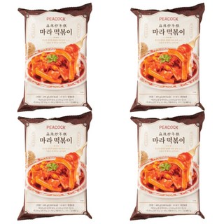 피코크 마라 떡볶이 2인분, 4개, 491g