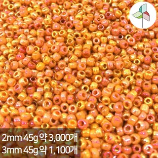 시드비즈OP RAINBOW케이스 2/3mm 약 1100~3000개 410, 410# 3mm, 1개
