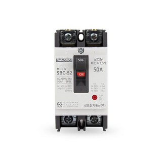 전기 차단기 배선용차단기 상도일렉트릭 SBC-52 2P/4P 단상 삼상 MCCB, B40. SBS-204 4P (125A), 1개