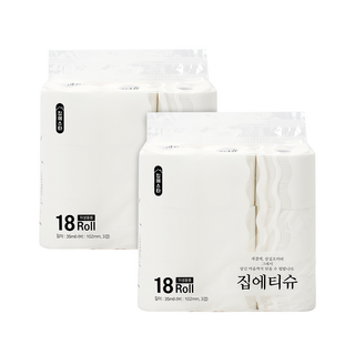 집에스타 집에 휴지 천연펄프 3겹 롤화장지, 1개, 36개입, 35m