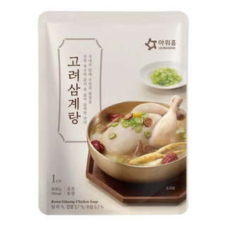 아워홈 고려삼계탕 800g, 3개