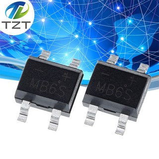 정류기 10 600V 브리지 SMD 개 다이오드 SOP 4 mb6s 0 5A, 1개