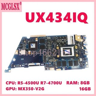 UX434IQ R5-4500U CPU 8GB/16GB-RAM MX350 메인보드 ASUS Zenbook Q407IQ 노트북 마더보드, 03 R5-4500U 8GB MX350, 1개