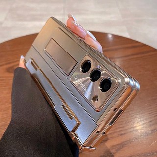 삼성 갤럭시 Z 폴드 6 5 용 투명 케이스 유리 필름 스크린 힌지 보호 커버, 03 For Galaxy Z Fold 3, 02 Gold
