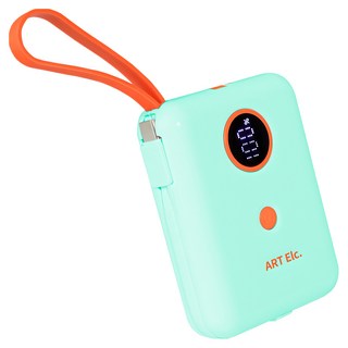 아트일렉 미니 보조배터리 10000mAh, AEC-001, 스카이블루