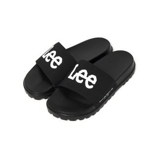 매장정품 리 LEE 트위치 로고 슬라이드 블랙 LE2501SE01BK 126572