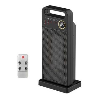 사무실 가정용 PTC 온풍기 + 리모컨+터치스크린, 2000W, 2000W